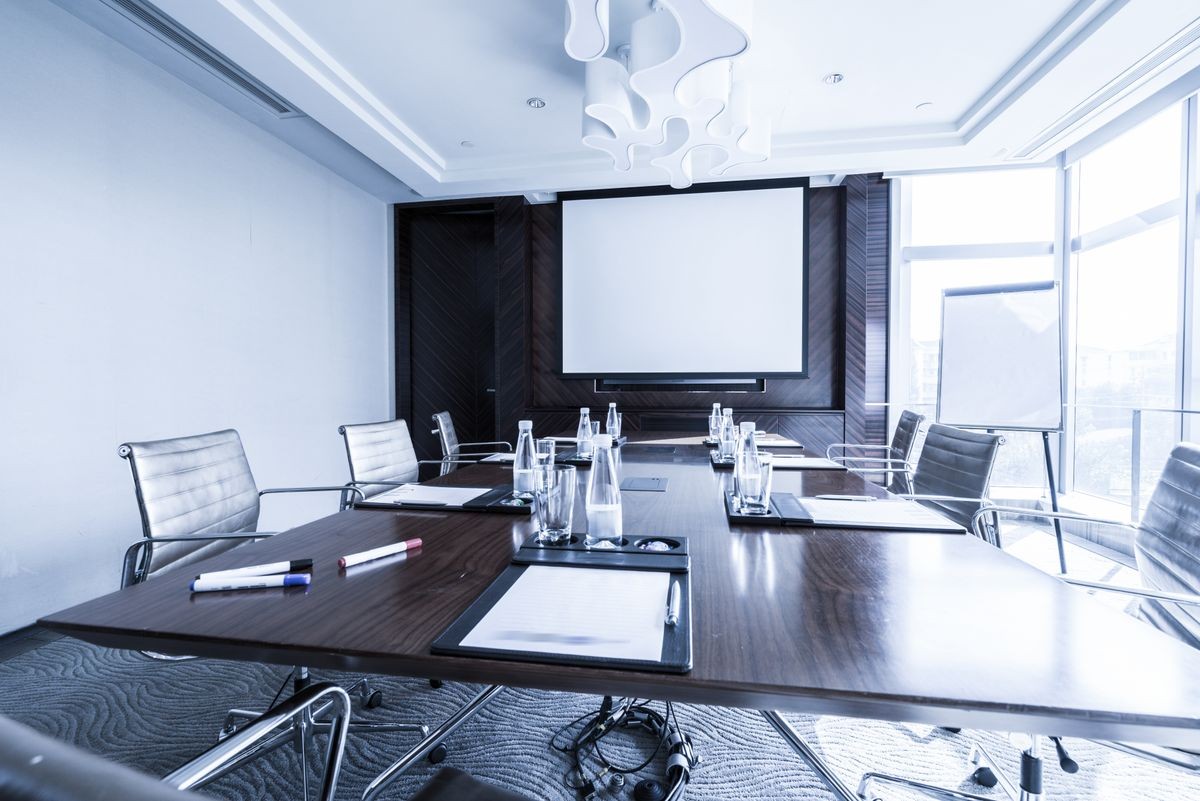 Business meeting room or Board room interiors.